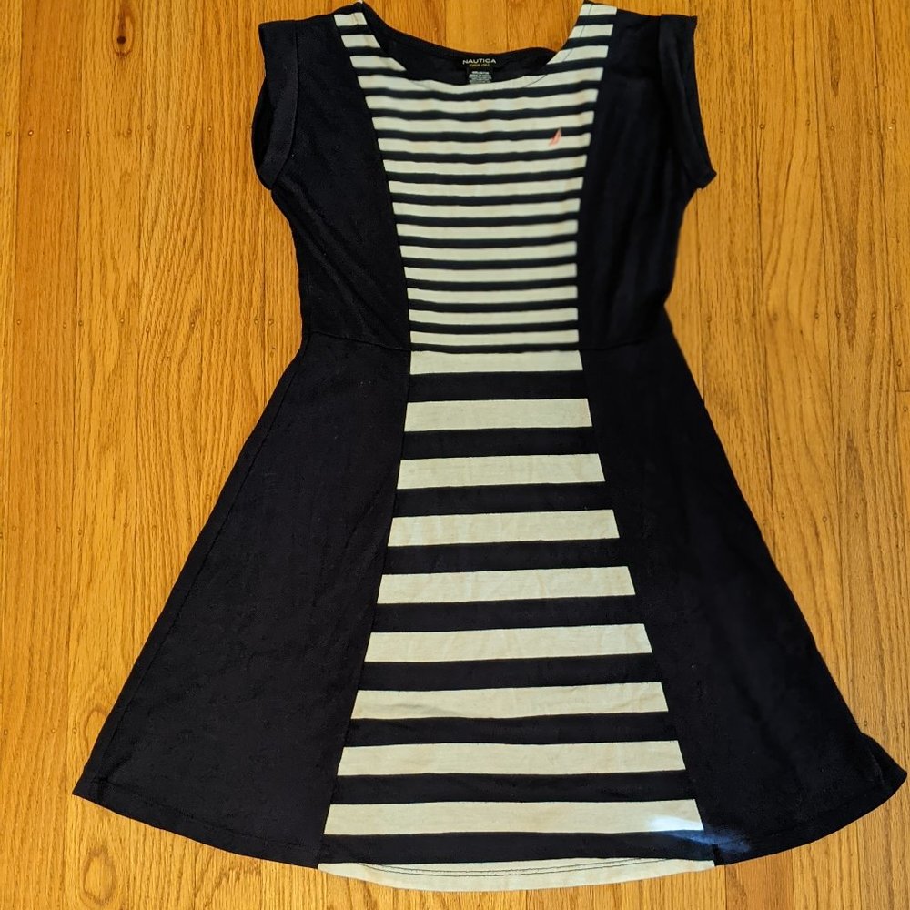 Blue and white girls Nautica dress
